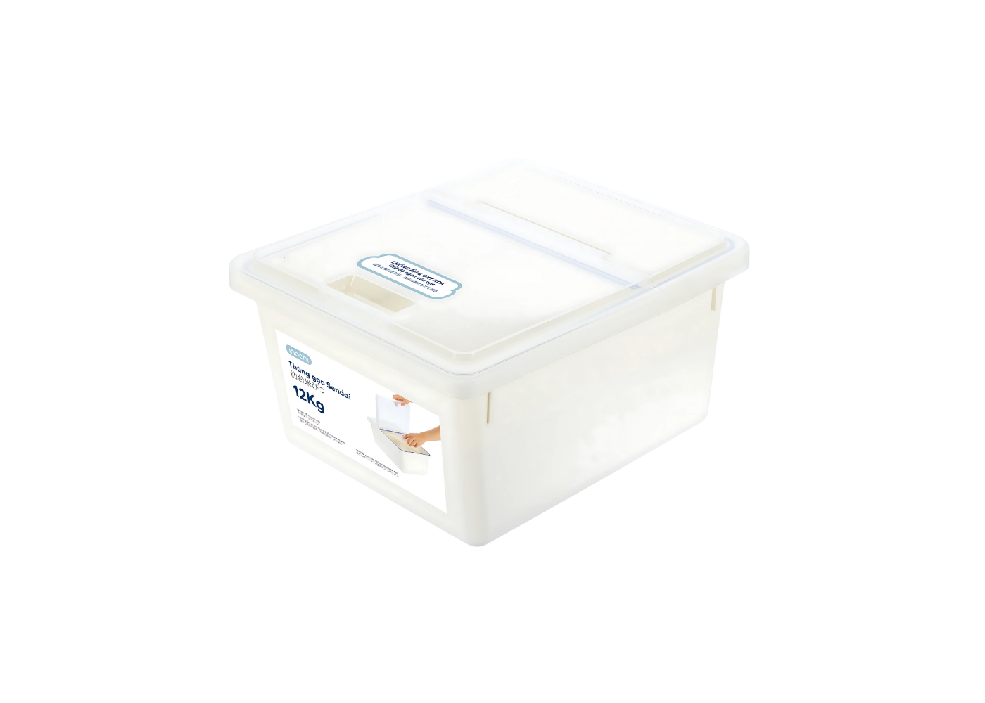 Thùng gạo Sendai 12kg